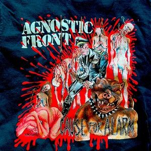 Agnostic Front Cause For Alarm reprint shirt size small sean taggart